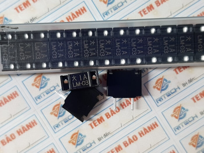 Cầu Chì Fanuc LM10 1A A60L-0001-0290 màu đen của hãng Daito 1 LM03