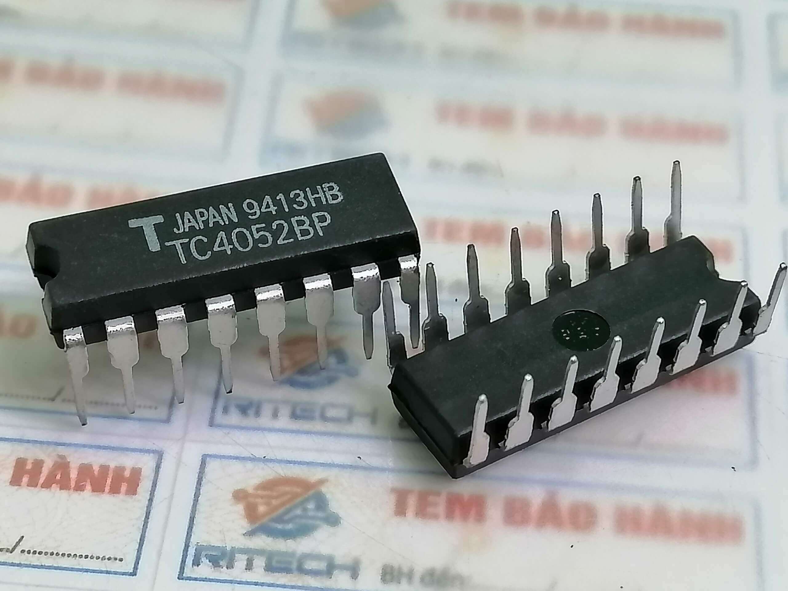 TC4052BP, DIP16 19.75×7.62×3.5 2 TC4052BP, DIP16 19.75×7.62×3.5 - Ảnh 2