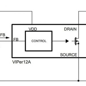 VIPER12A, VIPER12AS, VIPER12 IC nguồn SOP8 9 VIPER12AS