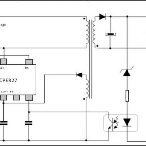 VIPER27L, VIPER27H IC nguồn DIP-7 7 VIPER27L