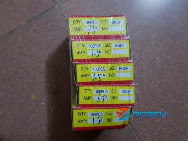 Hộp cầu chì thủy tinh 1.5A 250V 5x20mm F1.5AL250V(100con) - Ảnh 2
