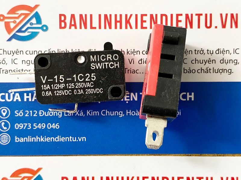 Công tắc hành trình OMRON V-15-1C25 2 Công tắc hành trình V-15-1C25
