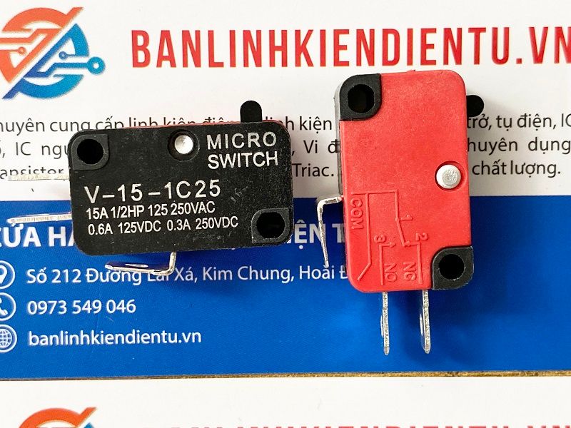 Công tắc hành trình OMRON V-15-1C25 1 Công tắc hành trình V-15-1C25