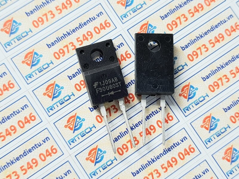 F30U60ST FFPF30U60ST diode phục hồi nhanh TO-220F 2 F30U60ST FFPF30U60ST diode phục hồi nhanh TO-220F - Ảnh 2