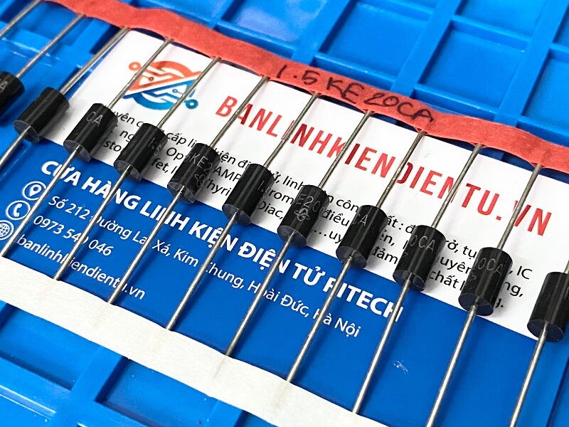 1.5KE20CA Diode TVS bảo vệ điện áp 20V 1 1.5KE20CA Diode TVS bảo vệ điện áp 20V