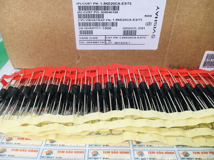 1.5KE20CA Diode TVS bảo vệ điện áp 20V 2 1.5ke20ca