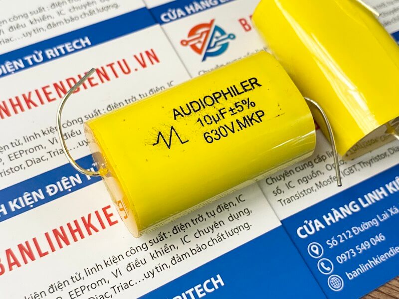 Tụ loa CJE 10UF 630V 2 10UF 630V