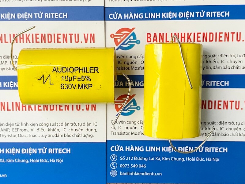 Tụ loa CJE 10UF 630V 1 10UF 630V