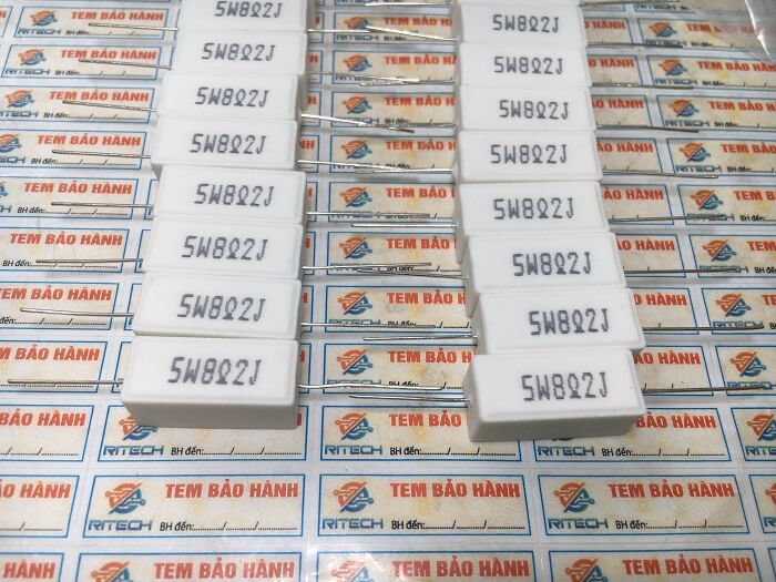 Điện trở sứ 8.2R 5W sai số 5% 1 8,2r5w