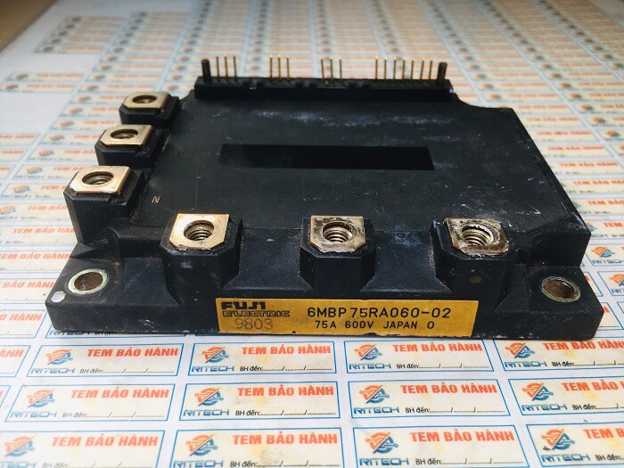 6MBP75RA060-02 Fuji IGBT 75A 600V Tháo Máy 1 6mbp75ra060-02