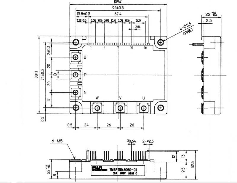 kich thuoc 6MBP75JB060-01
