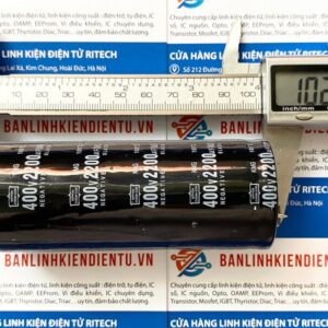 2200uF 400V 4 chân tháo máy