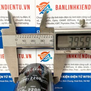 2200uF 400V 4 chân tháo máy