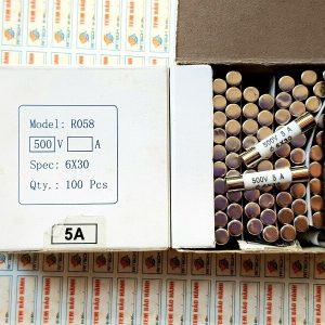 Cầu chì sứ R058 5A 500V kích thước 6X30MM 3 5A 500V 1