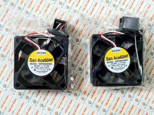 9WF0624H603, A90l-0001-0576 Quạt San Ace 60WF 24VDC/0.15A Kích Thước 60x60x20mm - Ảnh 3