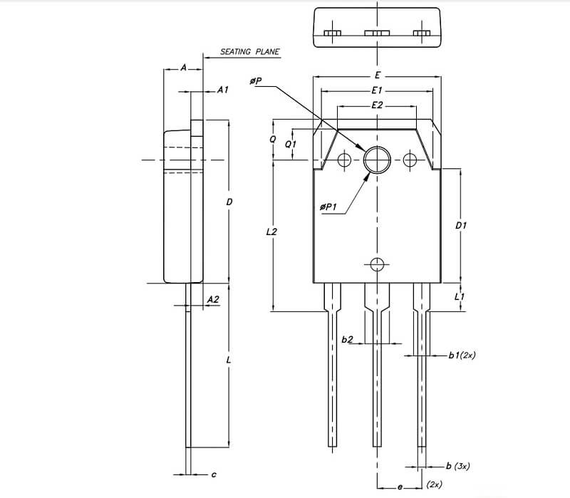 GWT40H65DFB GWT40H65FB IGBT 40A 650V TO-247 (tháo máy) 9 kich thuoc GWT40H65DFB