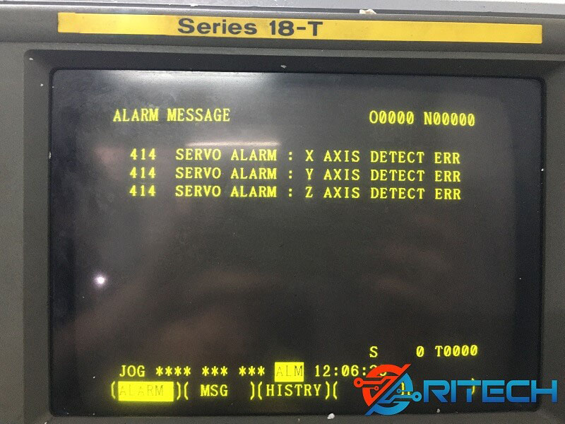 Sửa chữa Servo Amplifier Fanuc báo lỗi HC ( A06B-6058-H323 ) 2 may cnc fanuc loi 414 servo alarm 87
