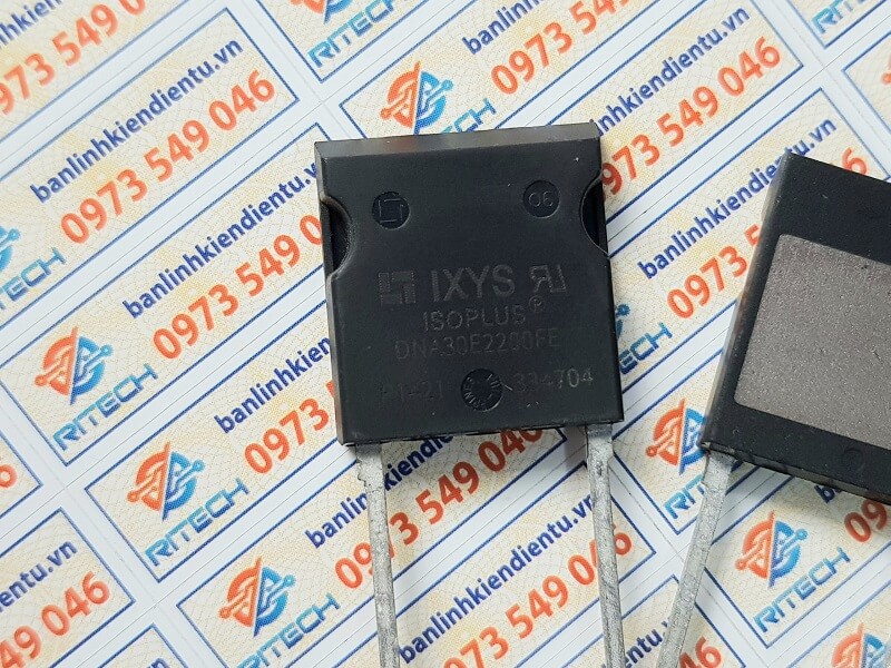 DNA30E2200FE IXYS Diode Rectifier 2200V 30A i4-Pac (2HV) 2 DNA30E2200FE IXYS Diode Rectifier 2200V 30A i4-Pac (2HV) - Ảnh 2
