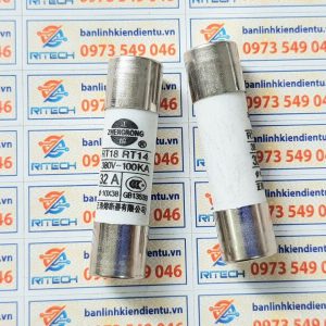 Cầu chì sứ RO15 RT18 RT14 32A kích thước 10x38mm 4 T18 RT14 RO15 32A 2 1