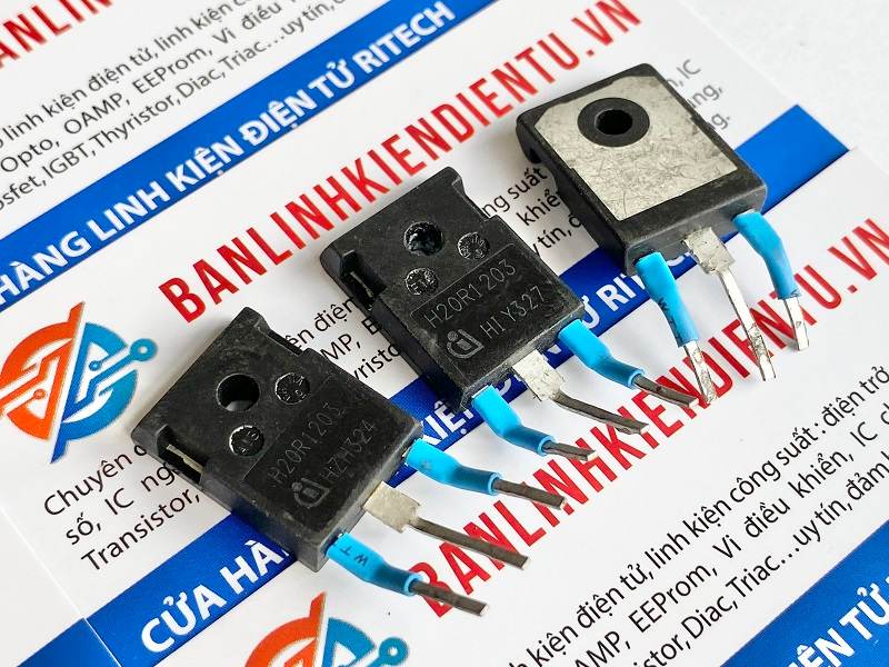 H20R1203 IGBT Sò bếp từ 20A 1200V tháo máy Zin (mặt gương) 1 H20R1203