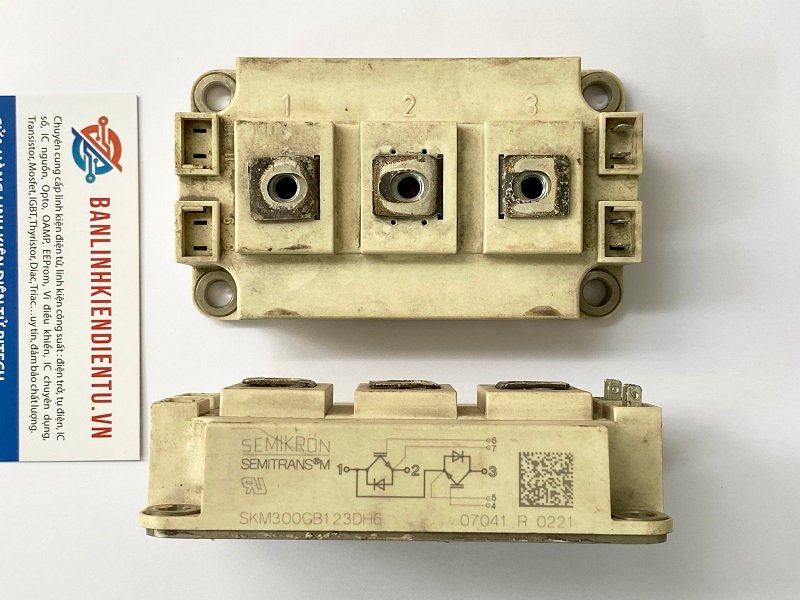 SKM300GB123D IGBT SEMIKRON 300A 1200V (Tháo máy) 1 SKM300GB123D