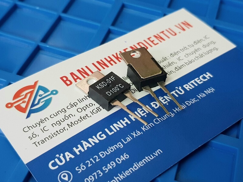 IC Điều Khiển Nhiệt -Thermostat KSD-01F-D-100 ĐỘ TO-220 Mới Chính Hãng 100% 2 IC Điều Khiển Nhiệt -Thermostat KSD-01F-D-100 ĐỘ TO-220 Mới Chính Hãng 100% - Ảnh 2