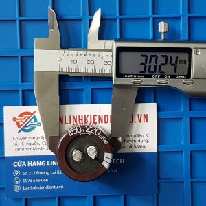 220uF 450V 30x30mm 3