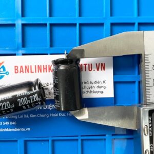 Tụ hóa Rubycon 200V 220uF kích thước 18x30mm 7 220uf 200v rubycon 18x30mm 3