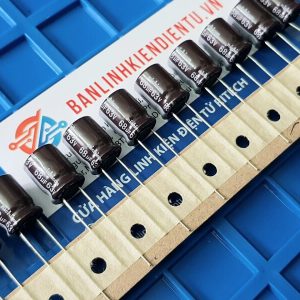 Tụ hóa Nichicon 68uF 63V kích thước 10x12.5mm