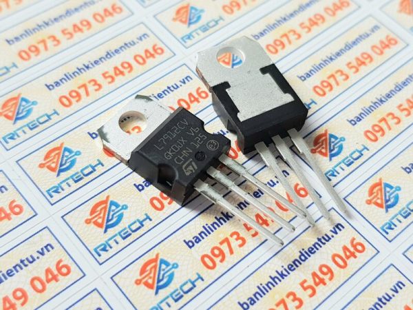 L7912CV L7912 LM7912 IC Nguồn TO-220 (Lưng sắt)