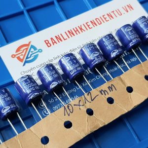 Tụ hóa SAMWHA 1000uF 6.3V kích thước 10x12mm