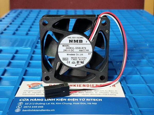 Quạt NMB 2406VL-S5W-B79 0.14A 24V 60×60×15mm