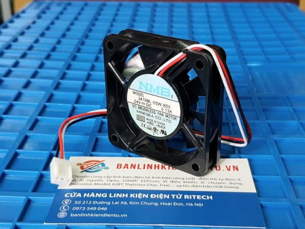 Quạt NMB 2410ML-05W-B59 0.13A 24V 60x60x15mm - Ảnh 2