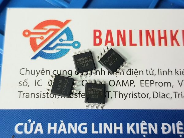 25Q64JVSIQ IC Chuyên Dụng 3V 64M-BIT SOP-8 - Ảnh 2