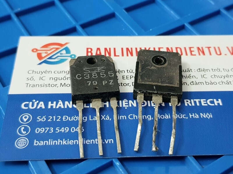 C3855 2SC3855 Sanken Transistor 140V 10A Tháo Máy 1 C3855 2SC3855 Sanken Transistor 140V 10A Tháo Máy