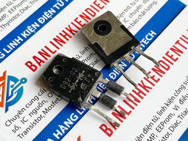 D92-02, ESAD92-02 Rectifier Diode 20A/200W TO-3P (tháo máy) 1 D92-02