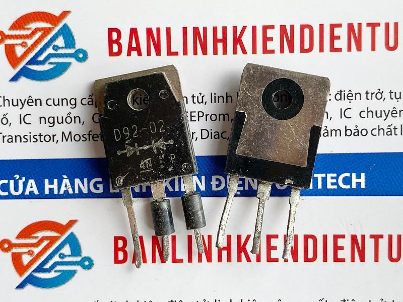 D92-02, ESAD92-02 Rectifier Diode 20A/200W TO-3P (tháo máy) 2 D92-02