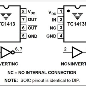 Sơ đồ chân IC TC1413