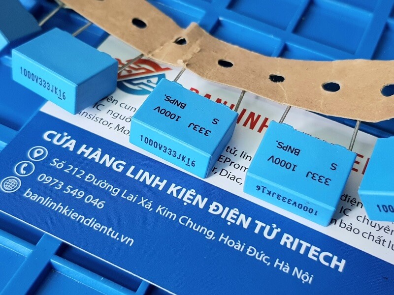Tụ điện 333J 1000V 33nF 1000V333J 1 Tụ điện 333J 1000V 33nF 1000V333J
