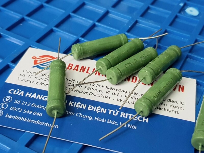 RX21-10W 51RJ Điện trở cuộn dây 10W 51R 1 RX21-10W 51RJ Điện trở cuộn dây 10W 51R