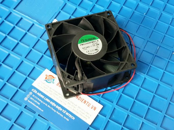 Quạt Sunon PMD2409PMB1-A, 24V, 92x92x38mm - Ảnh 2