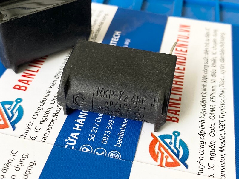 Tụ bếp từ 4uF 275VAC 1 Tụ bếp từ 4uF 275VAC