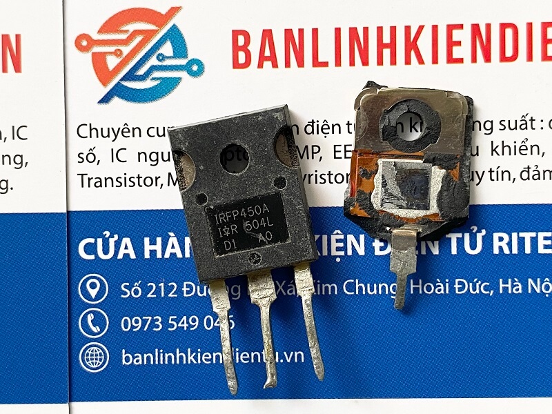 IRFP450 IRFP450A Mosfet Kênh N 14A 500V TO-247 (tháo máy nhập khẩu) 1 IRFP450 IRFP450A Mosfet Kênh N 14A 500V TO-247 (tháo máy nhập khẩu)