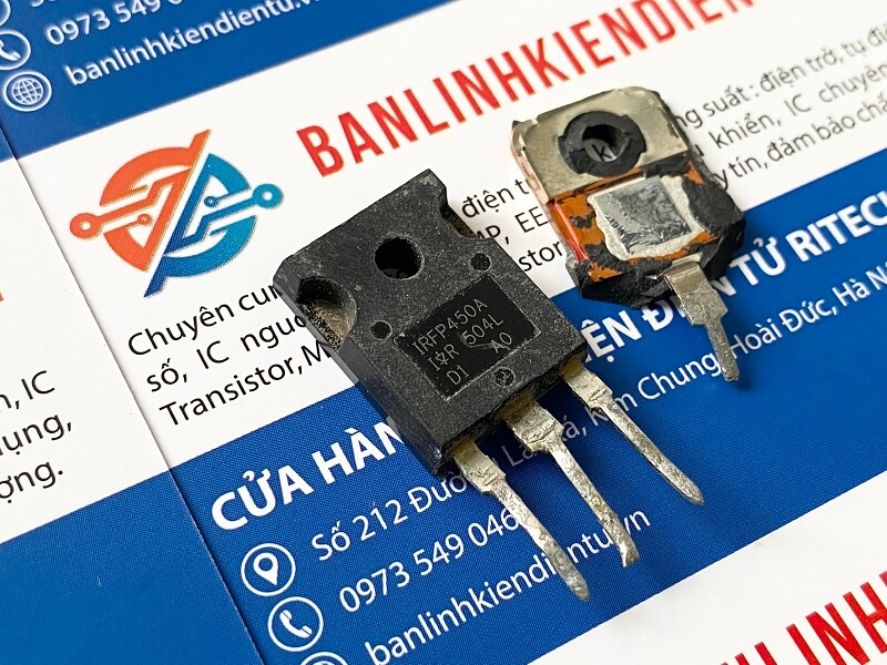 IRFP450 IRFP450A Mosfet Kênh N 14A 500V TO-247 (tháo máy nhập khẩu) 2 IRFP450 IRFP450A Mosfet Kênh N 14A 500V TO-247 (tháo máy nhập khẩu) - Ảnh 2