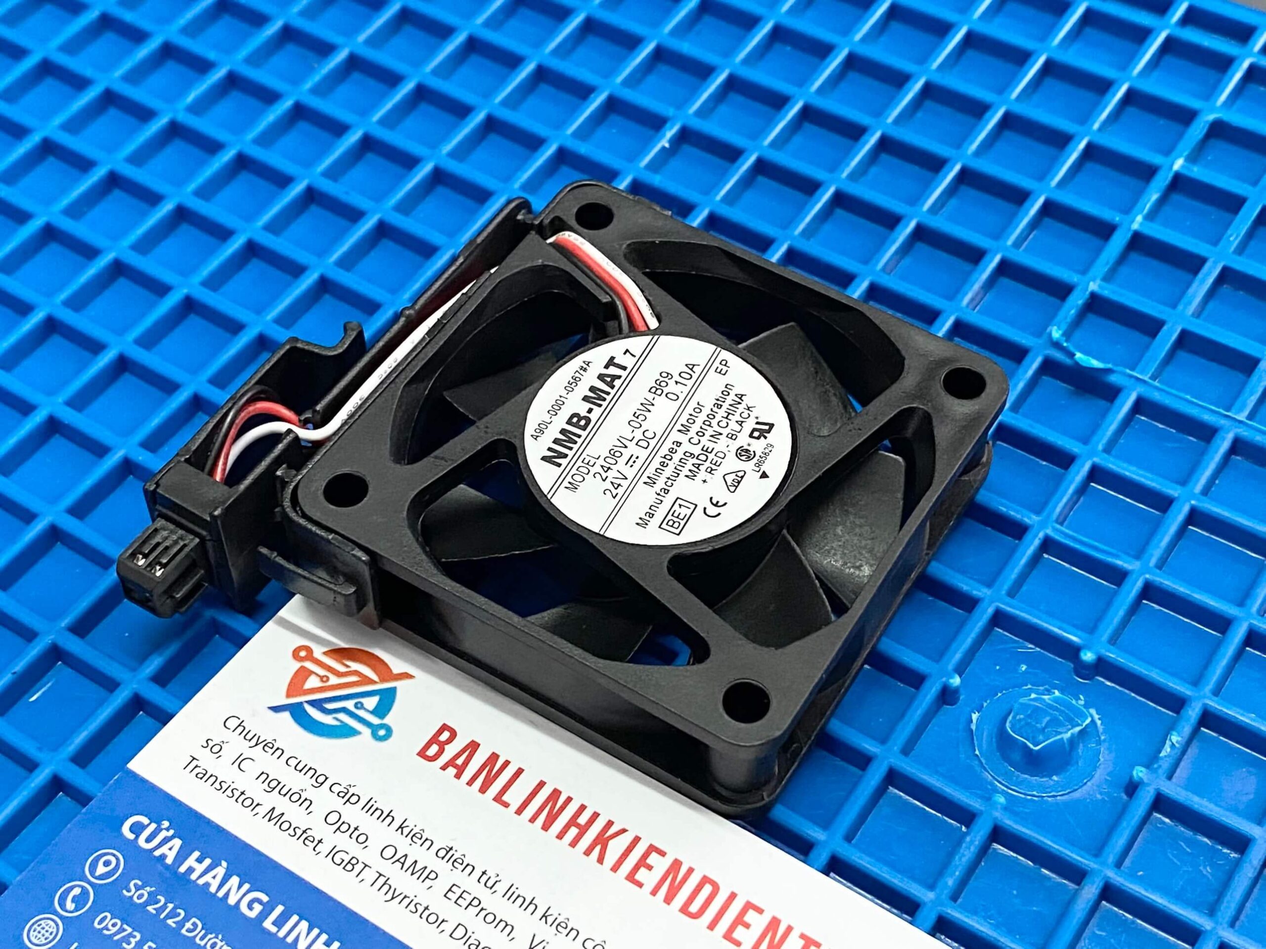 Quạt NMB - MAT A90L-0001-0567#A 2406VL-05W-B69 24V 0.1A 60x60x15mm 1 Quạt NMB - MAT A90L-0001-0567#A 2406VL-05W-B69 24V 0.1A 60x60x15mm