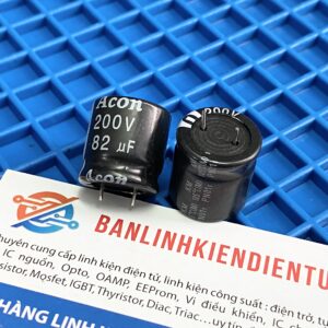 Tụ hóa ACON 82uF 200V 18x19mm