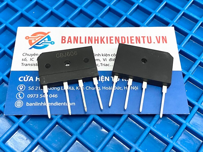 GBJ606 Diode Cầu 6A 600V 1 GBJ606 Diode Cầu 6A 600V