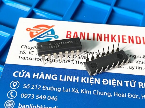 LM224N LM224 IC OPAMP DIP-14 (chính hãng) - Ảnh 2