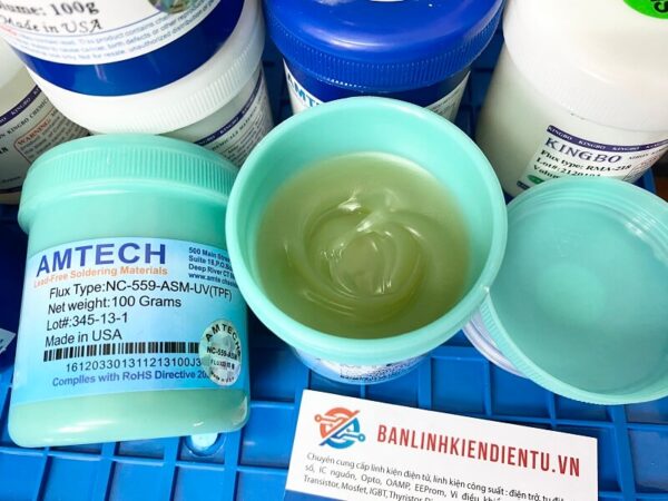 Mỡ hàn Amtech NC-559-ASM-UV(TPF) 100g Cao Cấp
