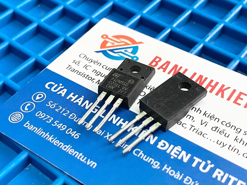 P12NM50, STP12NM50FP, P12NM50FP Mosfet Kênh N 12A 550V TO-220FP 1 P12NM50, STP12NM50FP, P12NM50FP Mosfet Kênh N 12A 550V TO-220FP